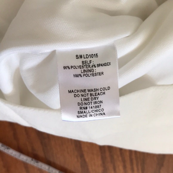 NWT white C Luce size S dress - Picture 13 of 13